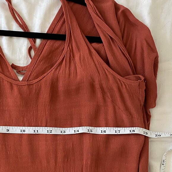 Stephan Schneider Rust Terracotta Draped Dress – (Size S) - Picture 9 of 9